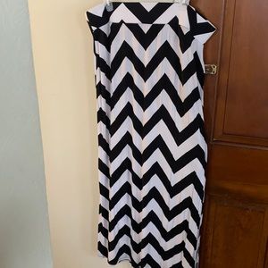 Double Slit Maxi Skirt